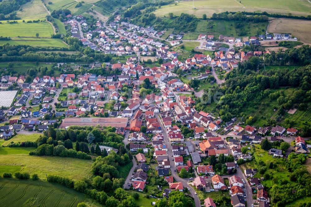 Luftaufnahme Tairnbach - Dorf - Ansicht in Tairnbach im Bundesland Baden-Württemberg, Deutschland