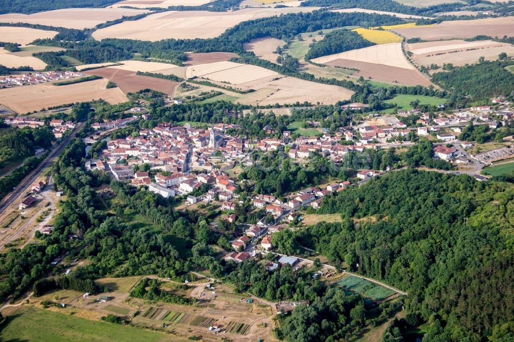 Luftaufnahme Thiaucourt-Regnieville - Dorf - Ansicht in Thiaucourt-Regnieville in Grand Est, Frankreich