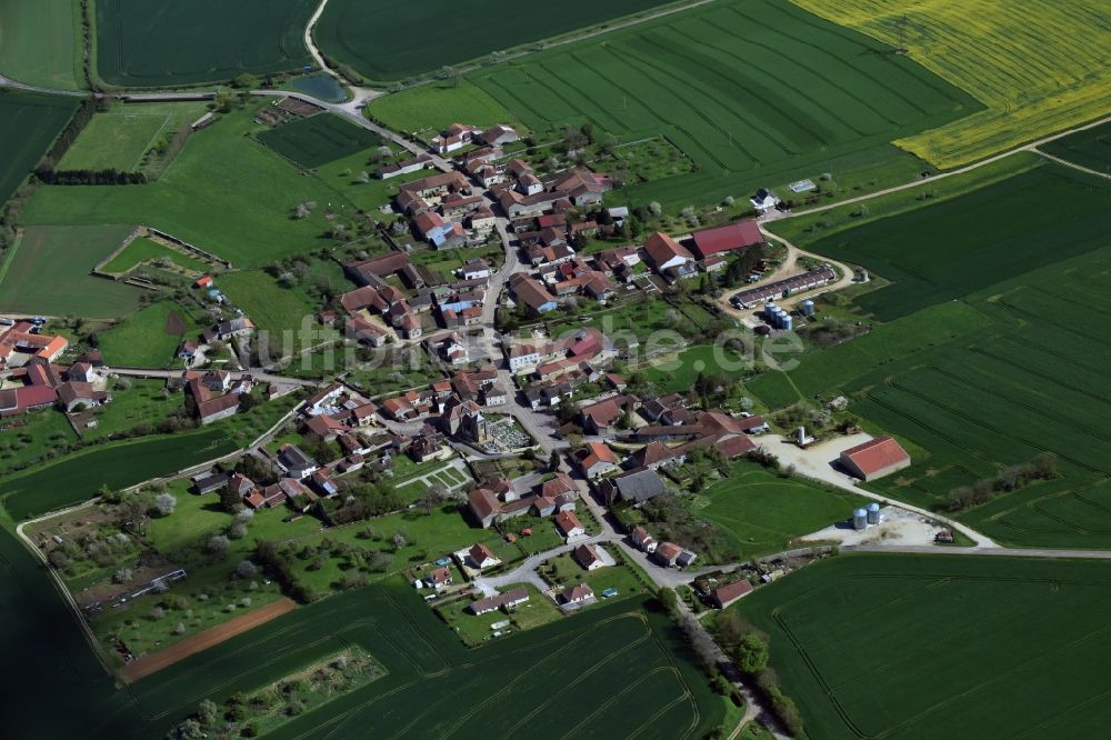 Luftbild Thil - Dorf - Ansicht von Thil in Alsace-Champagne-Ardenne-Lorraine, Frankreich