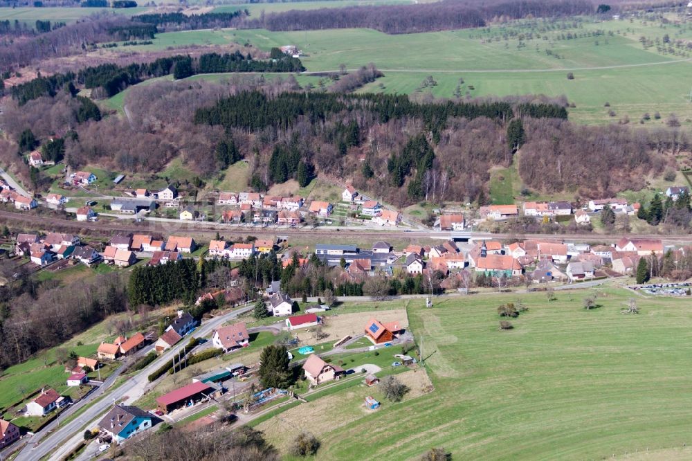 Luftbild Tieffenbach - Dorf - Ansicht in Tieffenbach in Grand Est, Frankreich