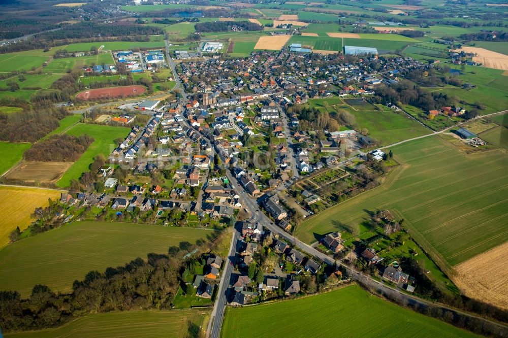 Tönisberg von oben - Dorf - Ansicht von Tönisberg im Bundesland Nordrhein-Westfalen