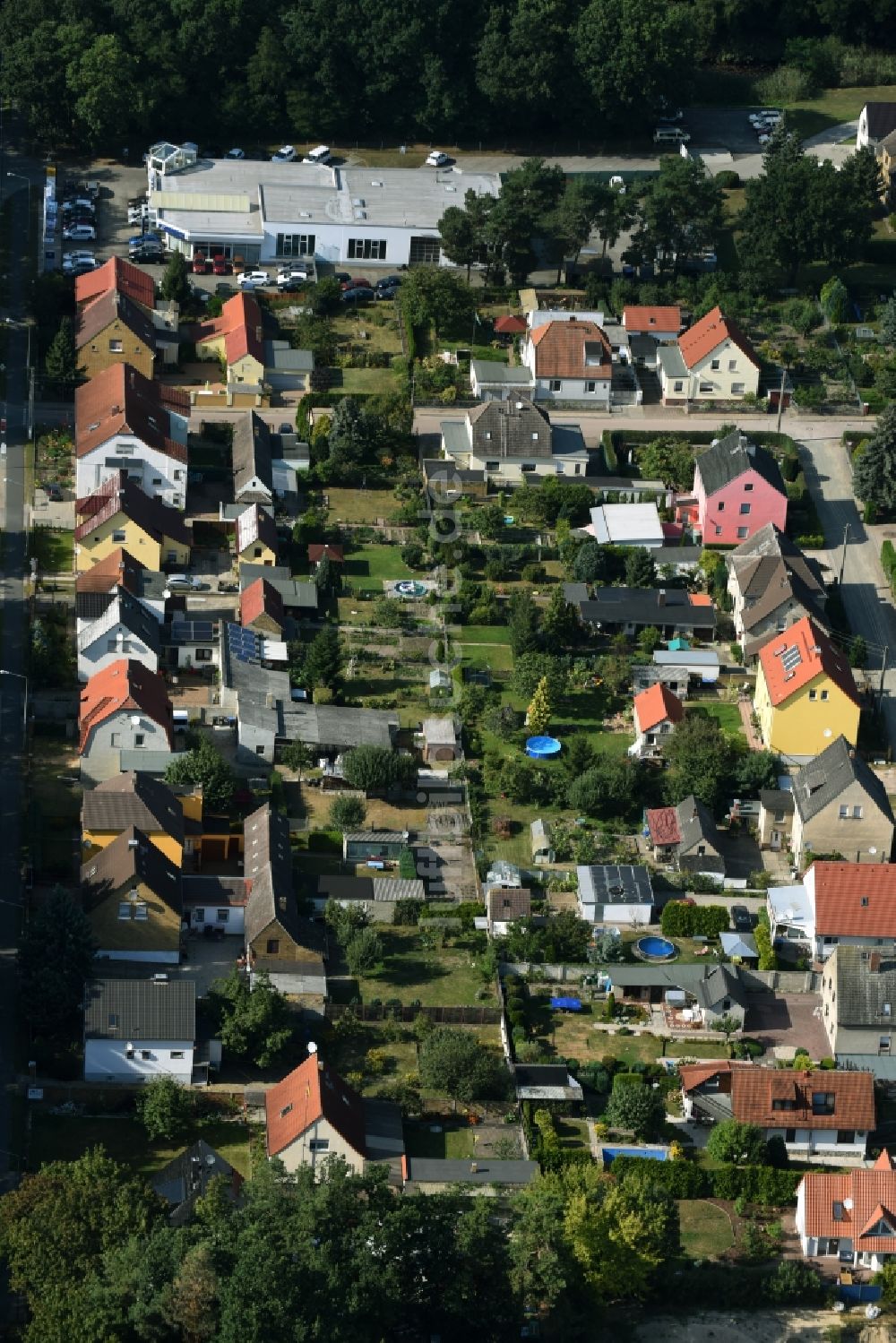 Luftaufnahme Tonmark - Dorf - Ansicht von Tonmark im Bundesland Sachsen-Anhalt