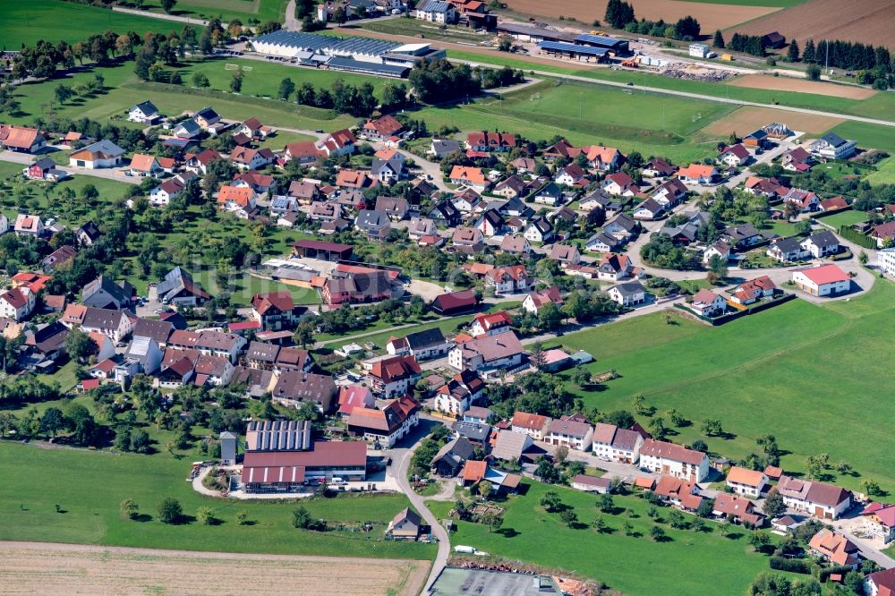 Unadingen von oben - Dorf - Ansicht in Unadingen im Bundesland Baden-Württemberg, Deutschland