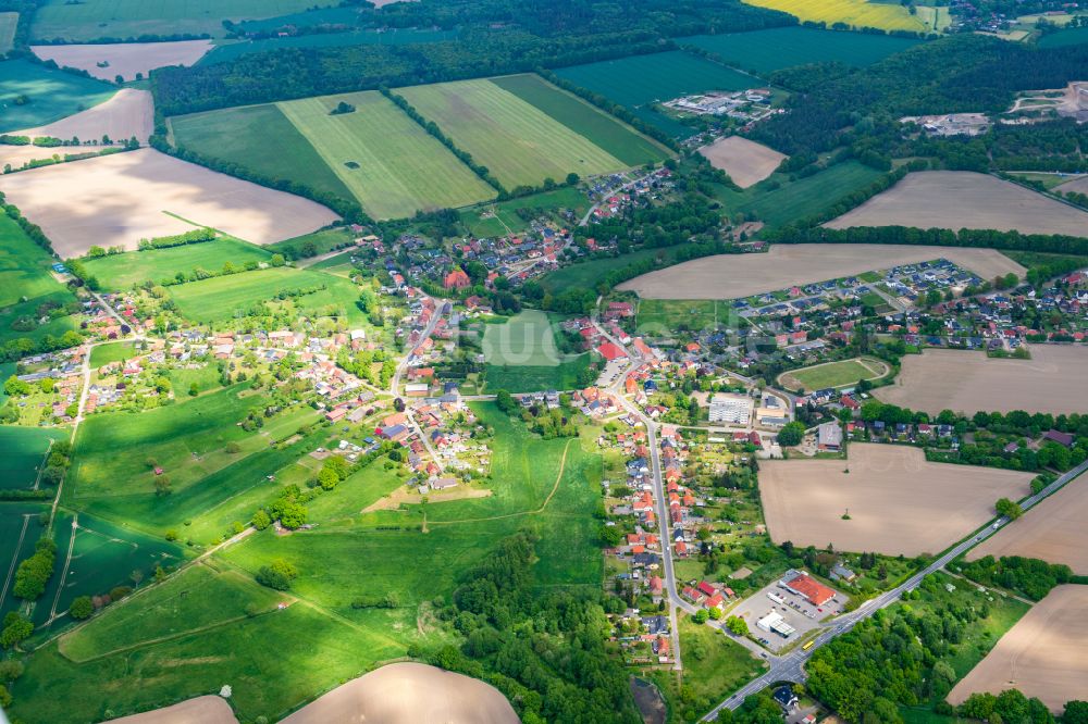 Luftbild Vellahn - Dorf - Ansicht von Vellahn im Bundesland Mecklenburg-Vorpommern