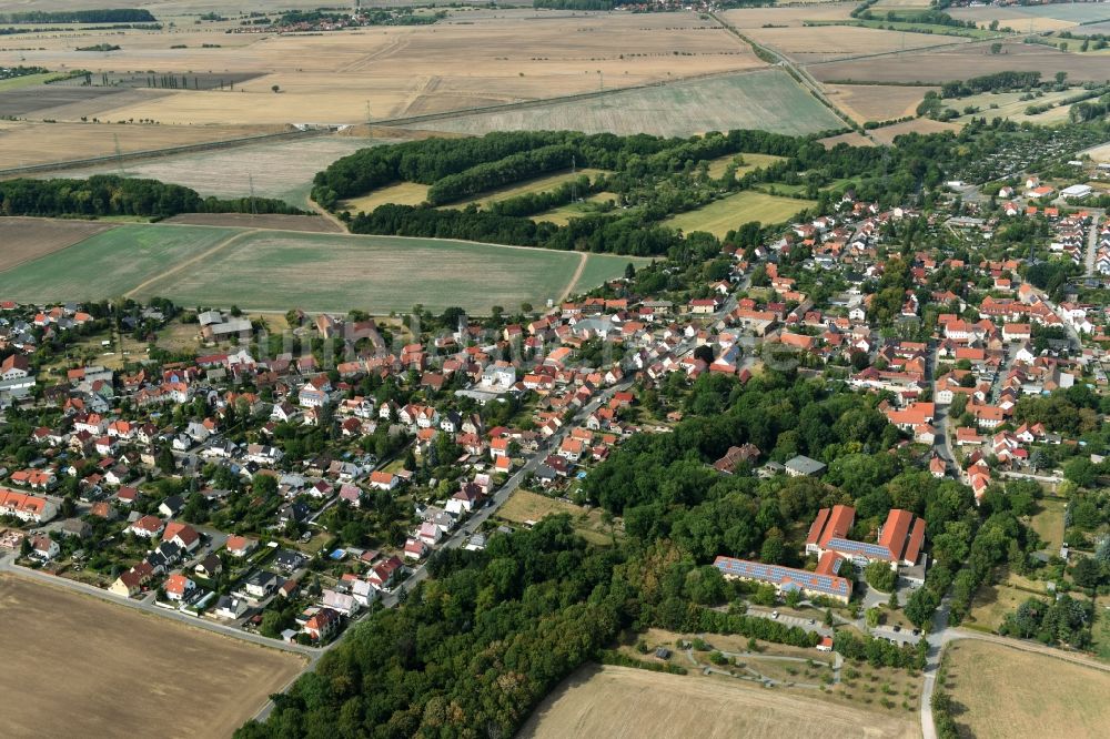 Luftaufnahme Vieselbach - Dorf - Ansicht von Vieselbach im Bundesland Thüringen