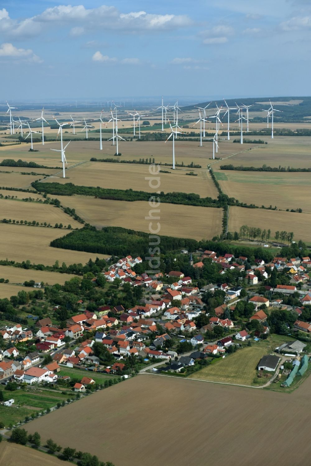 Luftbild Wangenheim - Dorf - Ansicht von Wangenheim im Bundesland Thüringen