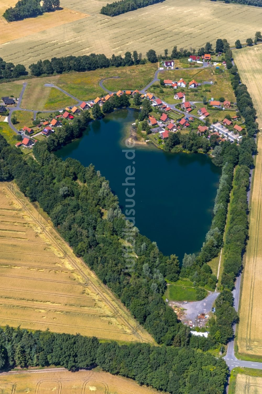 Luftbild Warendorf - Dorf - Ansicht in Warendorf im Bundesland Nordrhein-Westfalen, Deutschland