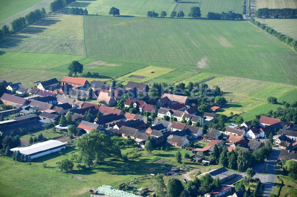 Wehnsdorf von oben - Dorf - Ansicht in Wehnsdorf im Bundesland Brandenburg, Deutschland