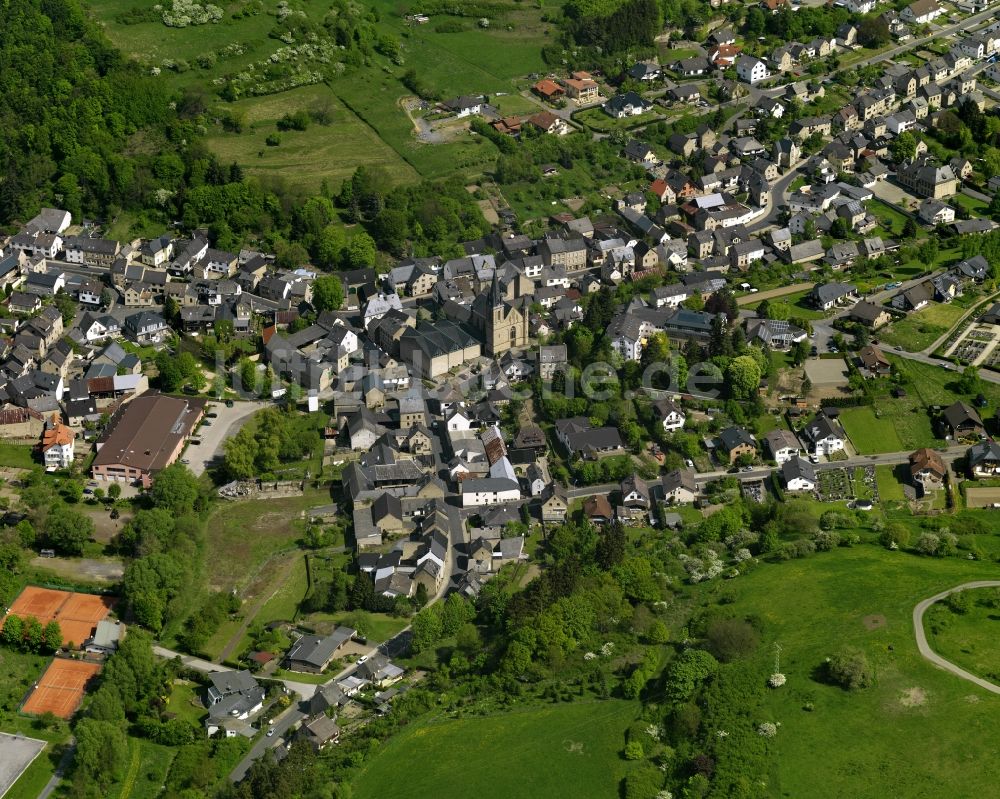 Luftbild Weibern - Dorf - Ansicht in Weibern im Bundesland Rheinland-Pfalz, Deutschland