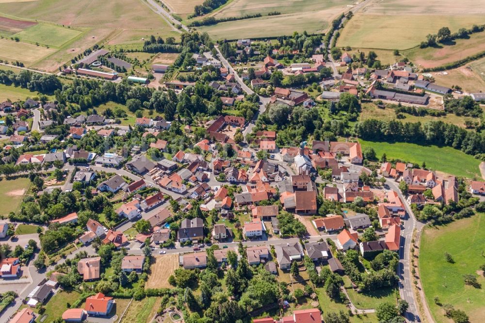 Luftbild Weitersweiler - Dorf - Ansicht in Weitersweiler im Bundesland Rheinland-Pfalz, Deutschland