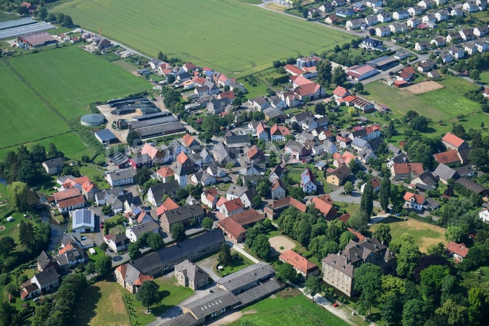 Luftbild Welda - Dorf - Ansicht in Welda im Bundesland Nordrhein-Westfalen, Deutschland