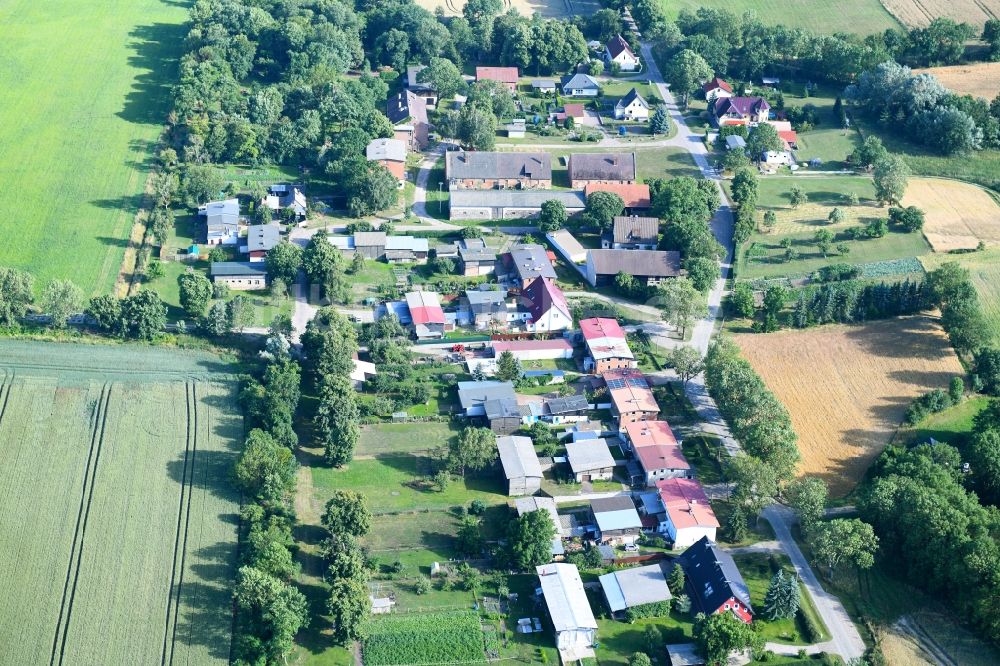 Luftbild Wendemark - Dorf - Ansicht in Wendemark im Bundesland Brandenburg, Deutschland