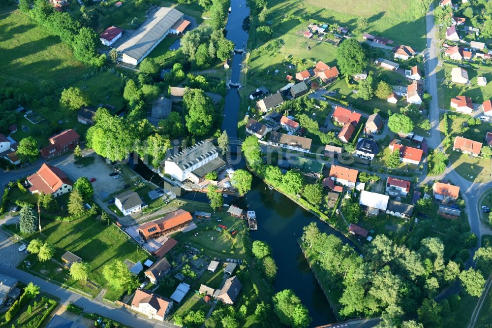 Wesenberg von oben - Dorf - Ansicht in Wesenberg im Bundesland Mecklenburg-Vorpommern, Deutschland