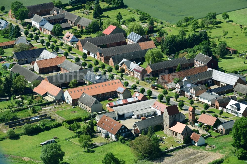 Luftbild Zühlen - Dorf - Ansicht in Zühlen im Bundesland Sachsen-Anhalt, Deutschland