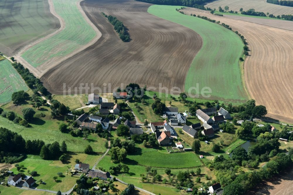 Luftaufnahme Ziegelheim - Dorf - Ansicht von Ziegelheim im Bundesland Thüringen