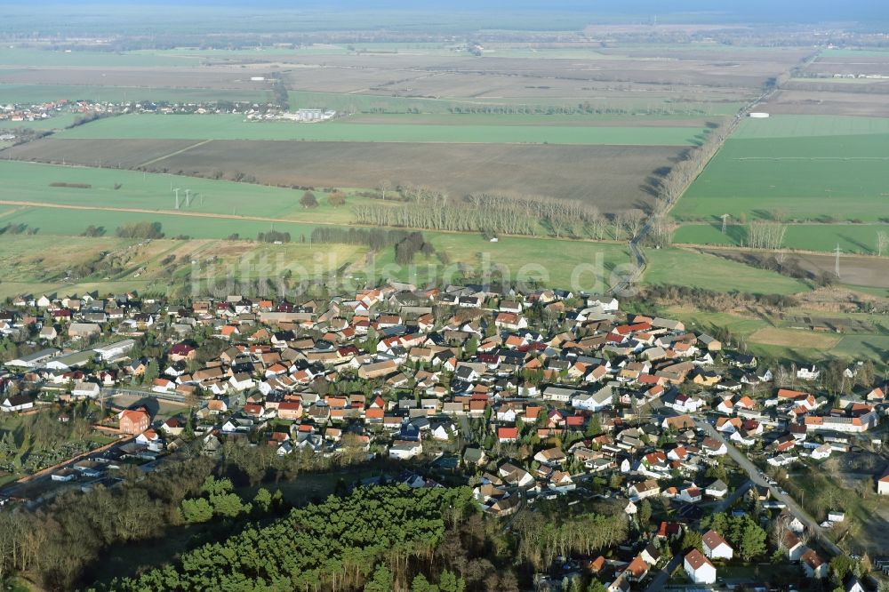 Ziltendorf von oben - Dorf - Ansicht von Ziltendorf im Bundesland Brandenburg