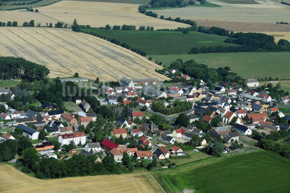 Luftbild Zschepplin - Dorf - Ansicht von Zschepplin im Bundesland Sachsen