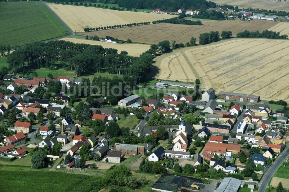 Luftbild Zschepplin - Dorf - Ansicht von Zschepplin im Bundesland Sachsen