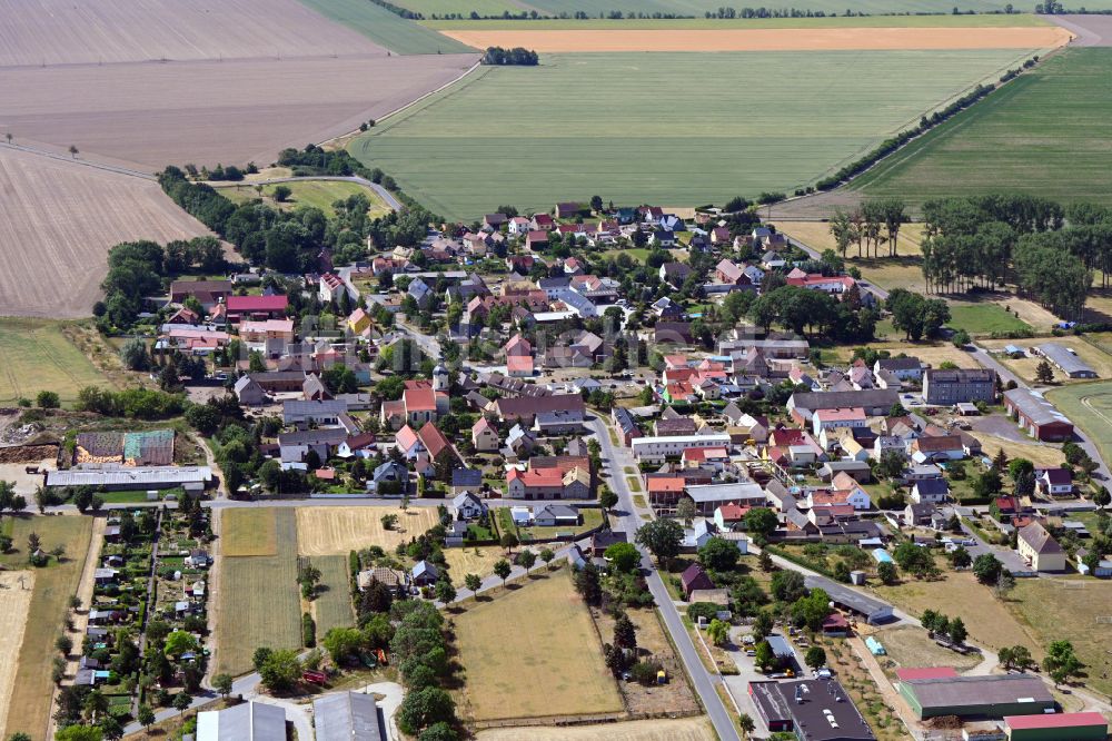 Luftbild Zschepplin - Dorf - Ansicht von Zschepplin im Bundesland Sachsen