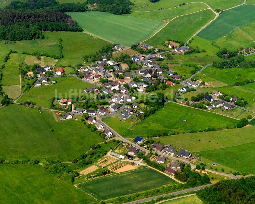 Birkenbeul von oben - Dorfansicht Birkenbeul im Bundesland Rheinland-Pfalz