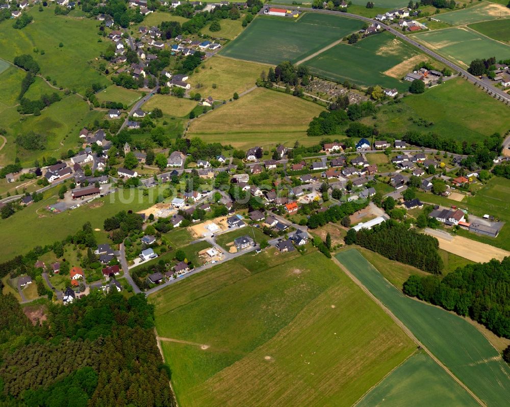 Luftaufnahme Birnbach - Dorfansicht von Birnbach im Bundesland Rheinland-Pfalz