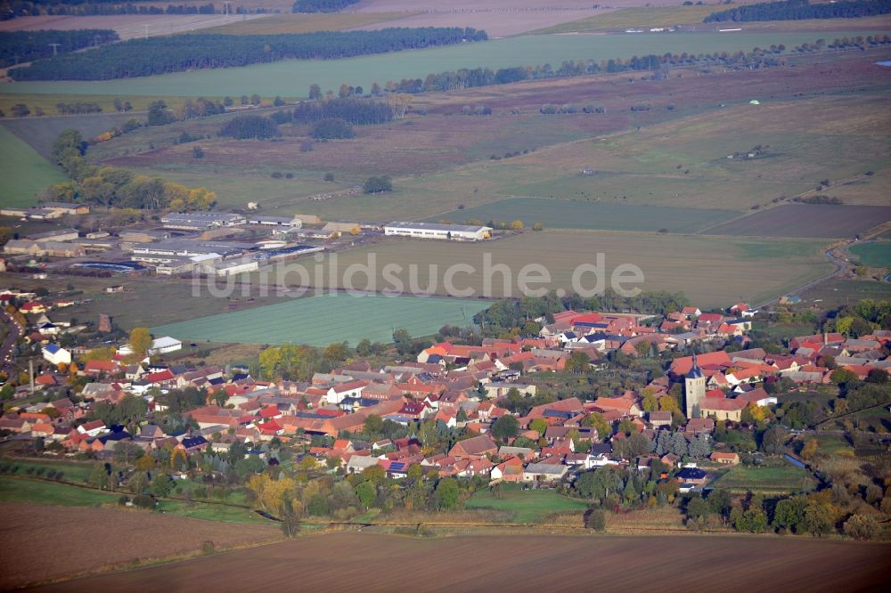 Luftaufnahme Buch - Dorfansicht von Buch im Bundesland Sachsen-Anhalt