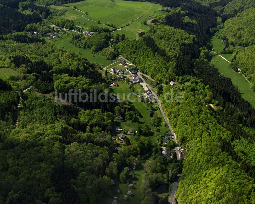 Luftaufnahme Eichenbach - Dorfansicht von Eichenbach im Bundesland Rheinland-Pfalz