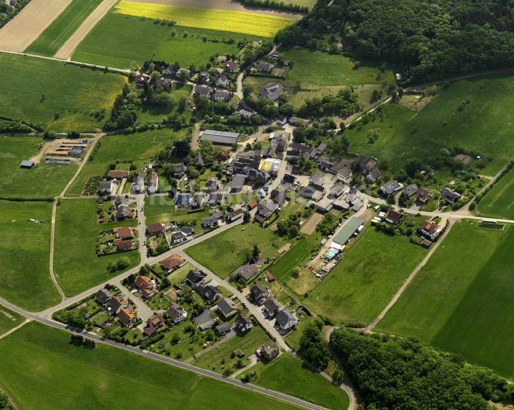 Luftbild Niederdürenbach - Dorfansicht von Galenberg im Bundesland Rheinland-Pfalz