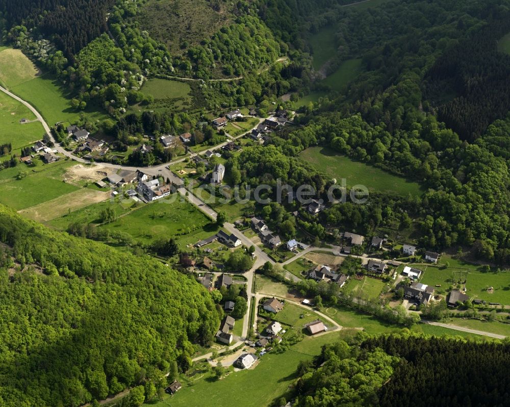 Luftaufnahme Herschbach - Dorfansicht von Herschbach im Bundesland Rheinland-Pfalz