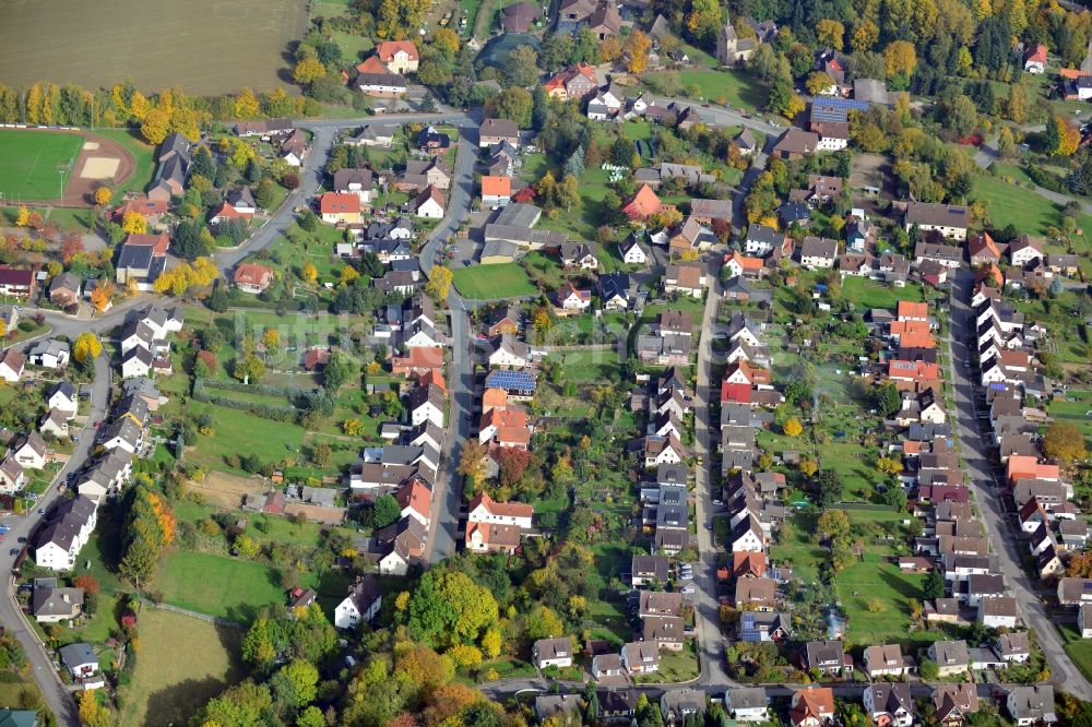 Kirchbrak aus der Vogelperspektive: Dorfansicht von Kirchbrak im Bundesland Niedersachsen