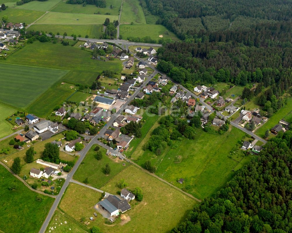 Kircheib von oben - Dorfansicht von Kircheib im Bundesland Rheinland-Pfalz