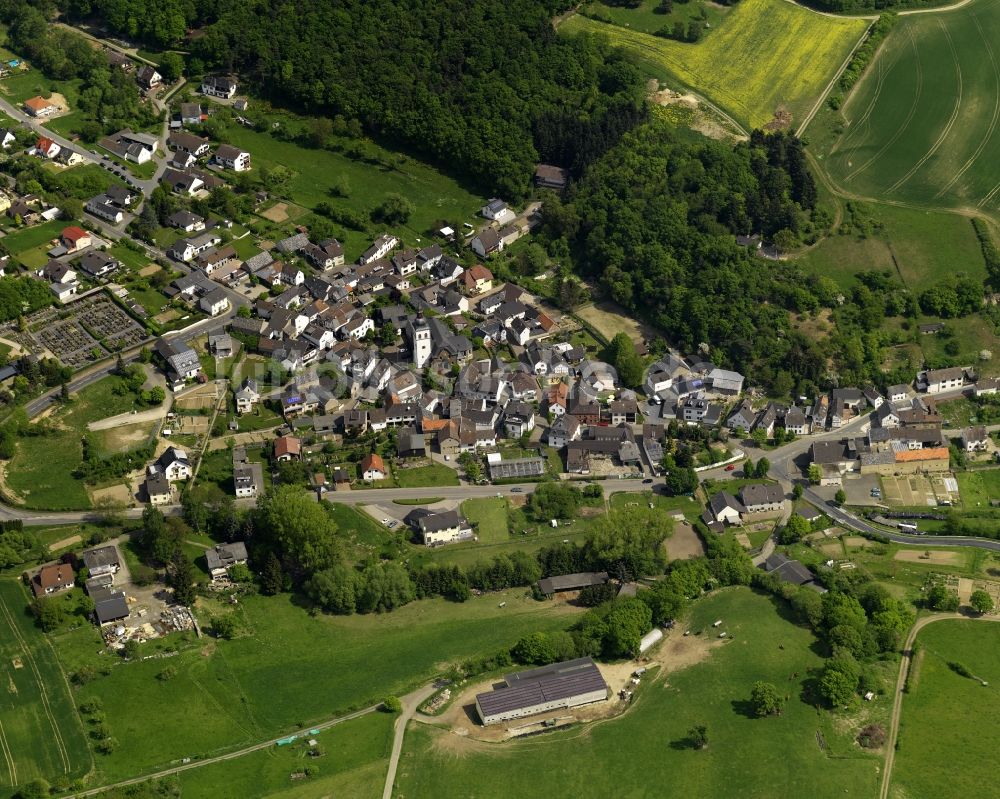 Königsfeld von oben - Dorfansicht von Königsfeld im Bundesland Rheinland-Pfalz