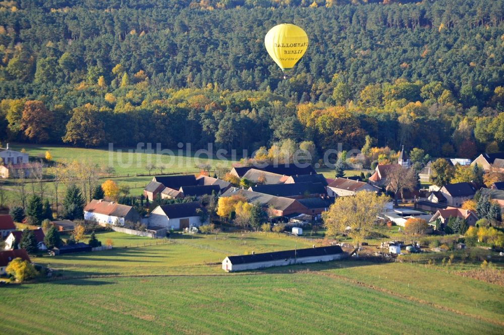 Luftbild Kropstädt - Dorfansicht Kropstädt in Sachsen-Anhalt