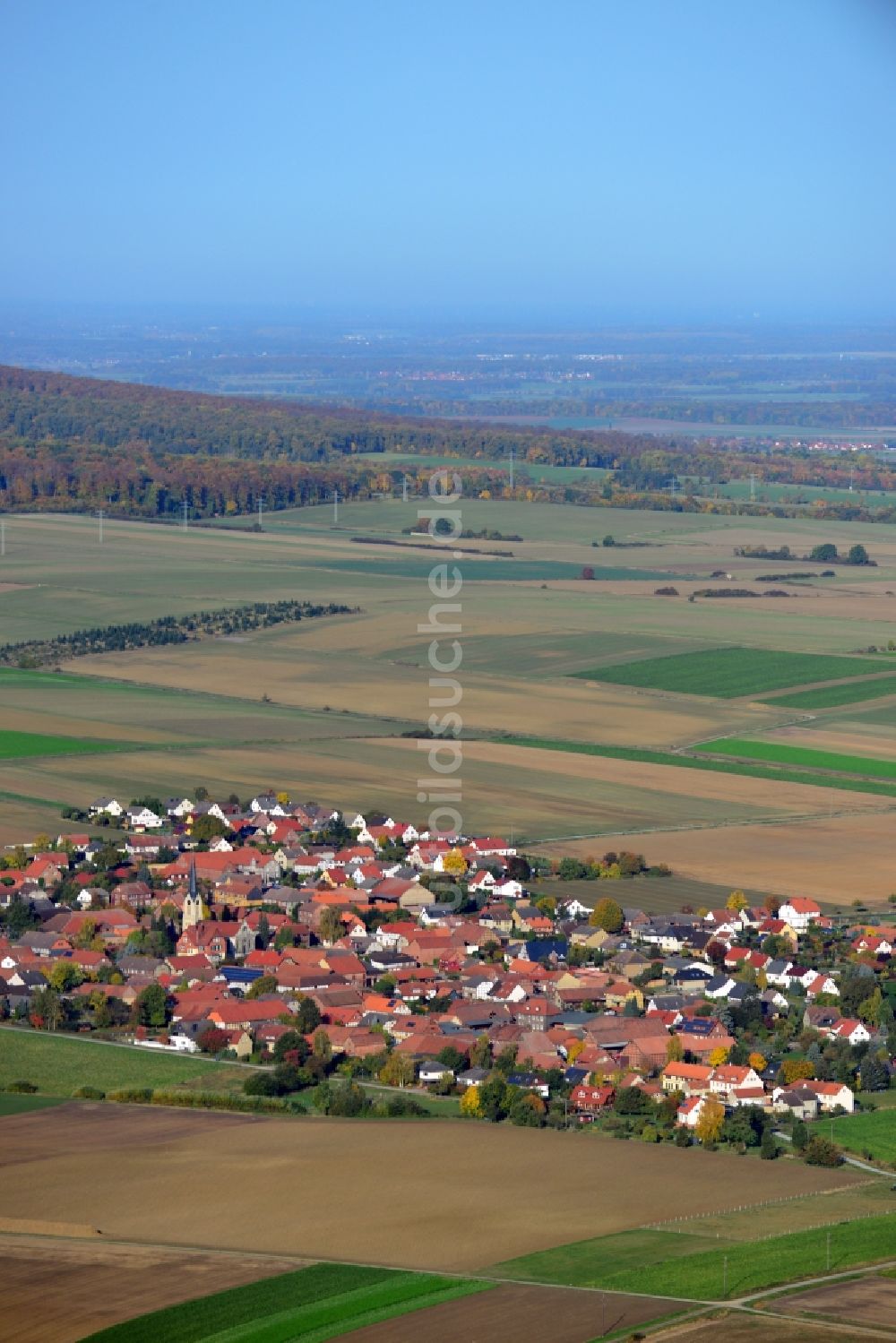 Luftaufnahme Lelm - Dorfansicht von Lelm im Bundesland Niedersachsen