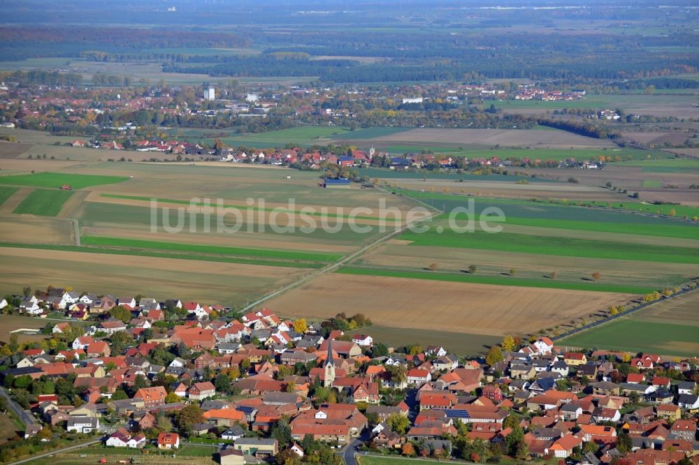 Lelm aus der Vogelperspektive: Dorfansicht von Lelm im Bundesland Niedersachsen