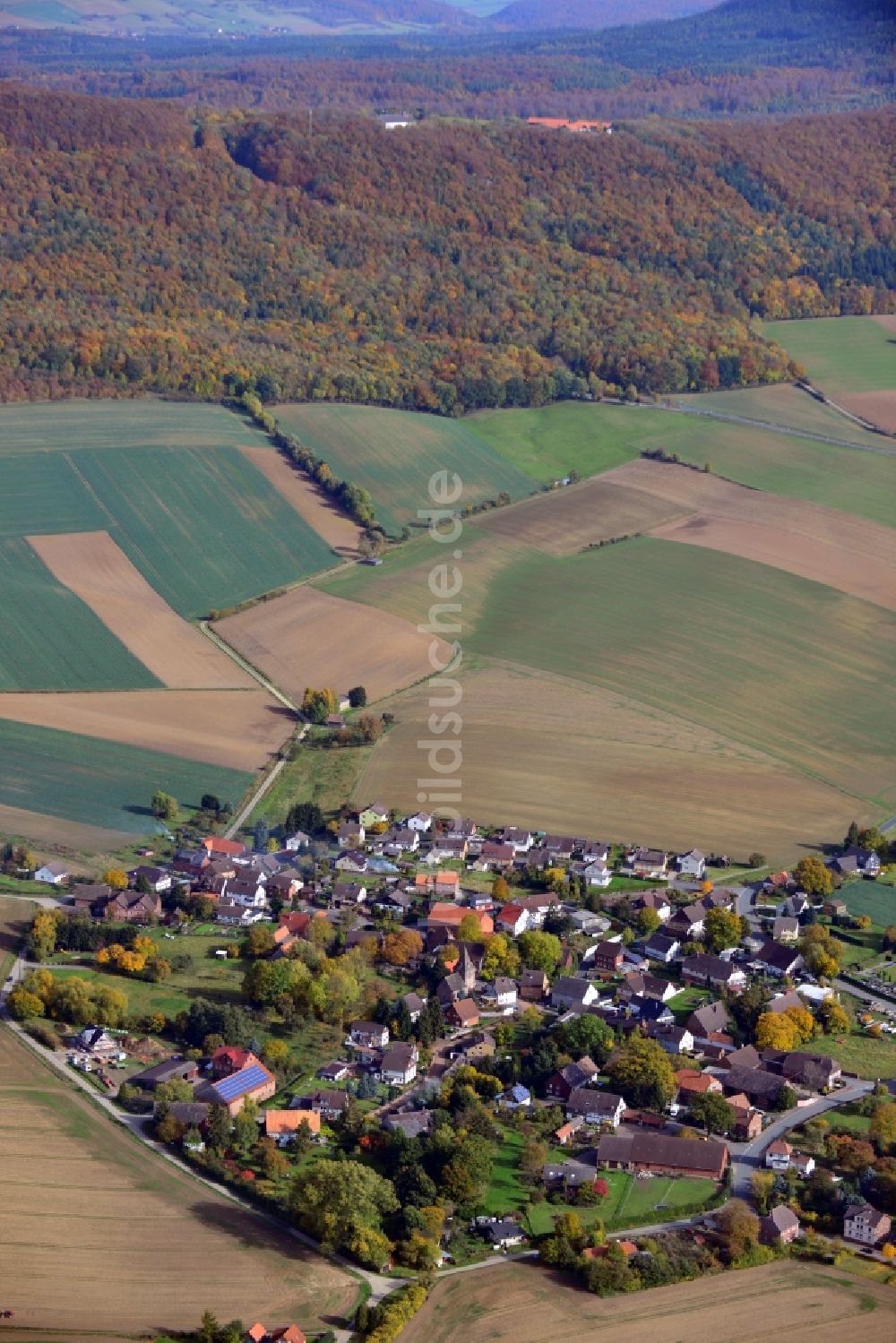 Luftbild Lüerdissen - Dorfansicht von Lüerdissen im Bundesland Niedersachsen