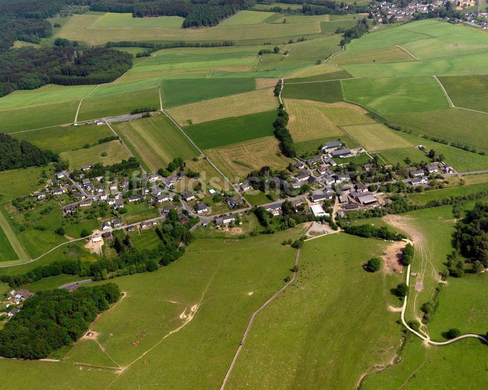 Luftaufnahme Oberirsen - Dorfansicht von Marenbach in Oberirsen im Bundesland Rheinland-Pfalz