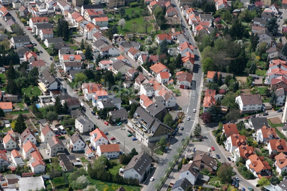 Ober-Olm von oben - Dorfansicht von Ober-Olm im Landkreis Mainz-Bingen im Bundesland Rheinland-Pfalz