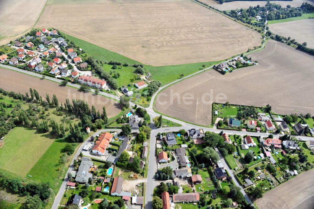 Luftbild Taucha OT Pönitz - Dorfansicht Pönitz