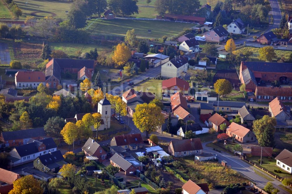 Luftbild Sandbeiendorf - Dorfansicht von Sandbeiendorf im Bundesland Sachsen-Anhalt