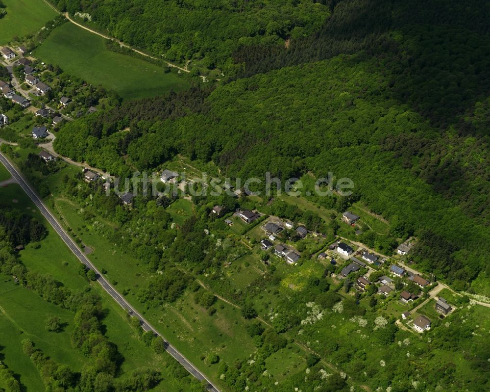 Luftaufnahme Schalkenbach - Dorfansicht von Schalkenbach im Bundesland Rheinland-Pfalz