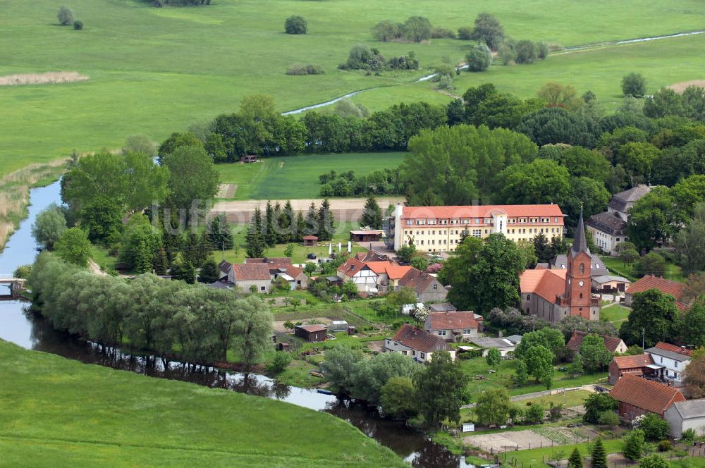 Luftaufnahme Schollene - Dorfansicht Schollene in Sachsen-Anhalt