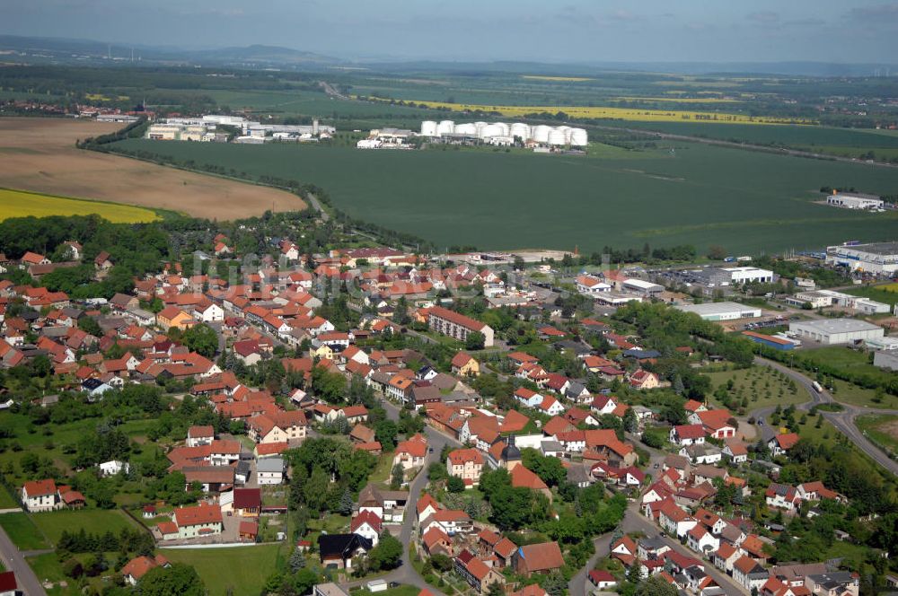 Luftaufnahme Schwabenhausen - Dorfansicht Schwabenhausen in Thüringen