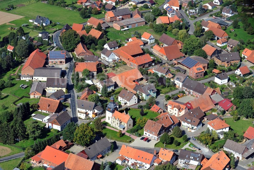 Sebexen aus der Vogelperspektive: Dorfansicht von Sebexen im Bundesland Niedersachsen