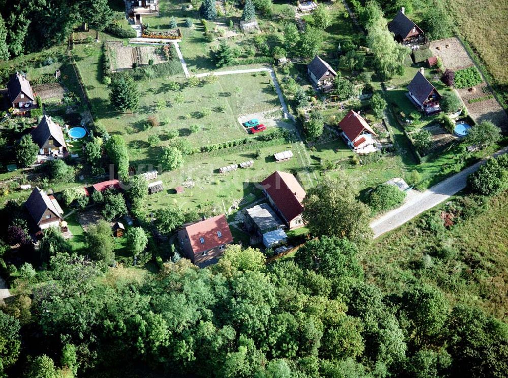 Sonneburg - Brandenburg aus der Vogelperspektive: Dorfansicht von Sonnenburg (südlich von Bad Freienwalde) in Brandenburg.