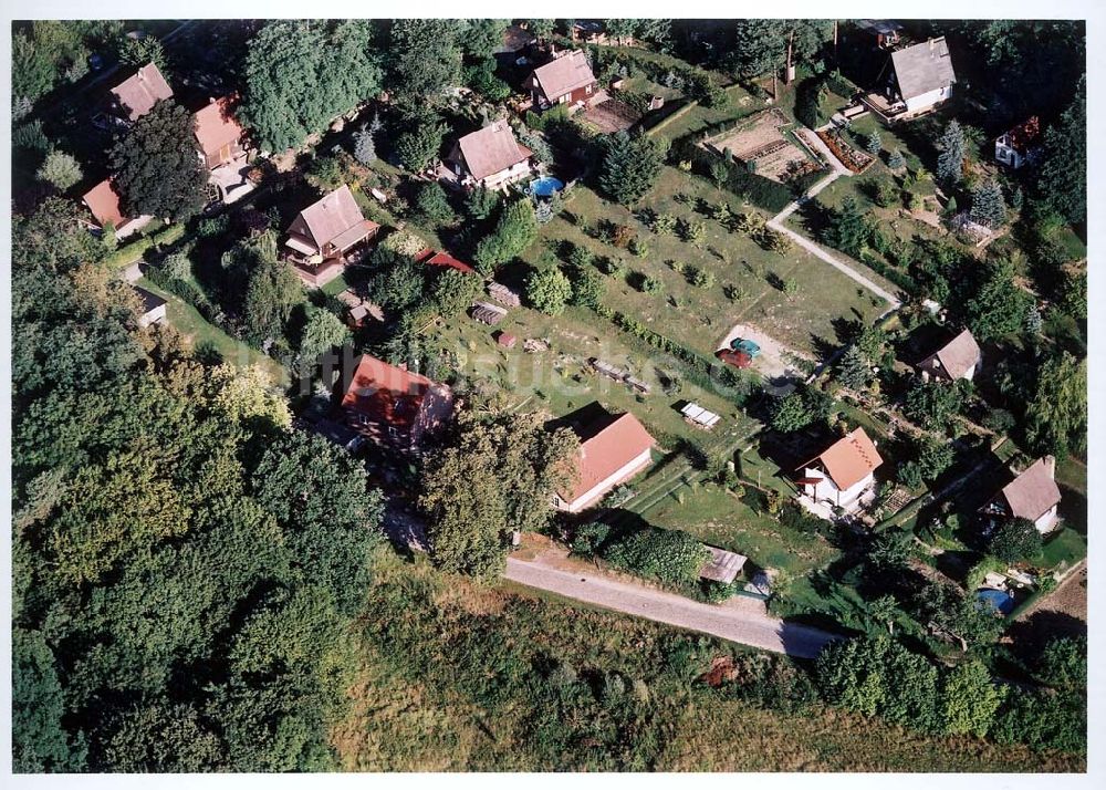 Luftaufnahme Sonneburg - Brandenburg - Dorfansicht von Sonnenburg (südlich von Bad Freienwalde) in Brandenburg.