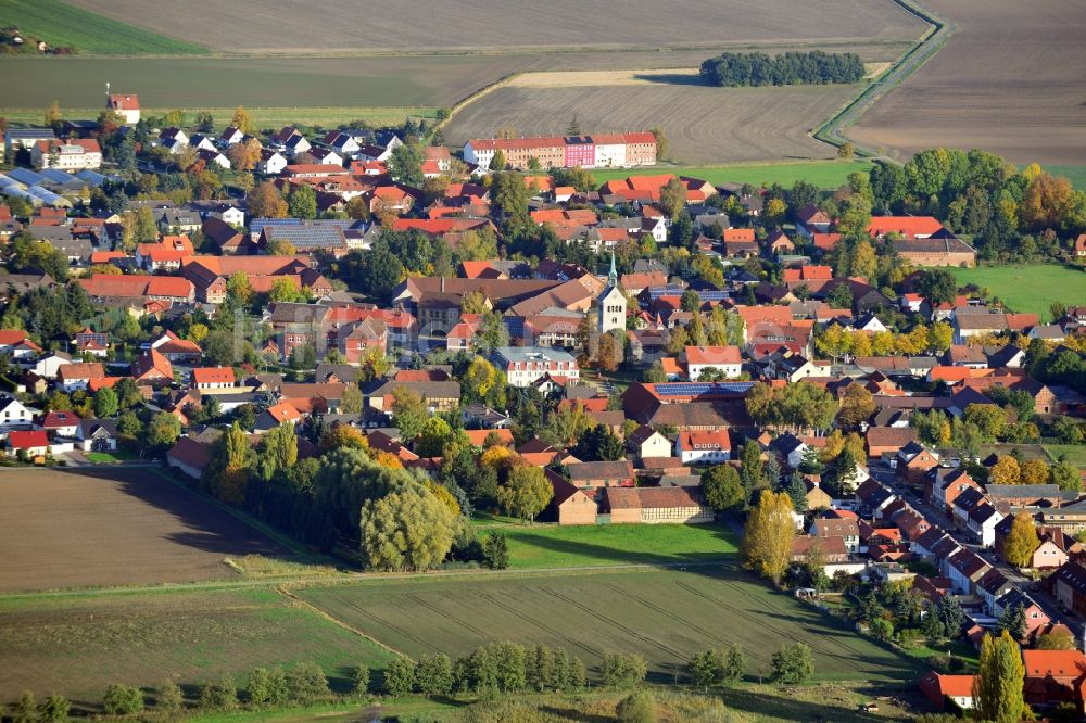 Luftaufnahme Süpplingen - Dorfansicht von Süpplingen im Bundesland Niedersachsen