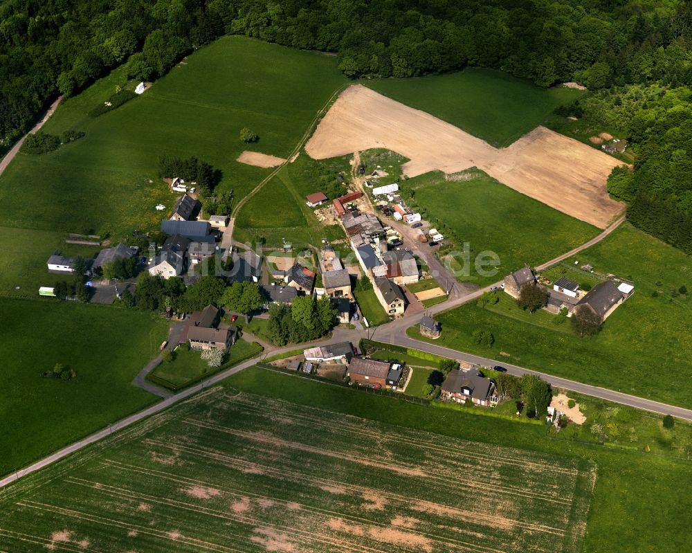 Steinbergerhof von oben - Dorfansicht von Steinbergerhof im Bundesland Rheinland-Pfalz