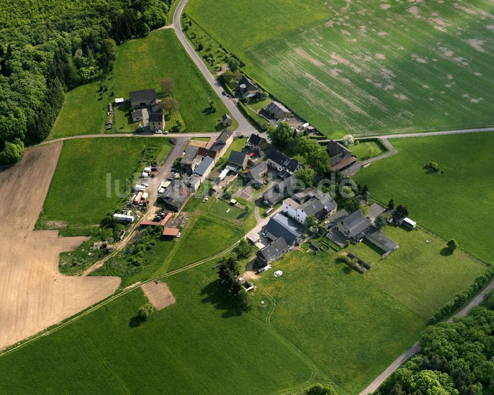 Steinbergerhof aus der Vogelperspektive: Dorfansicht von Steinbergerhof im Bundesland Rheinland-Pfalz