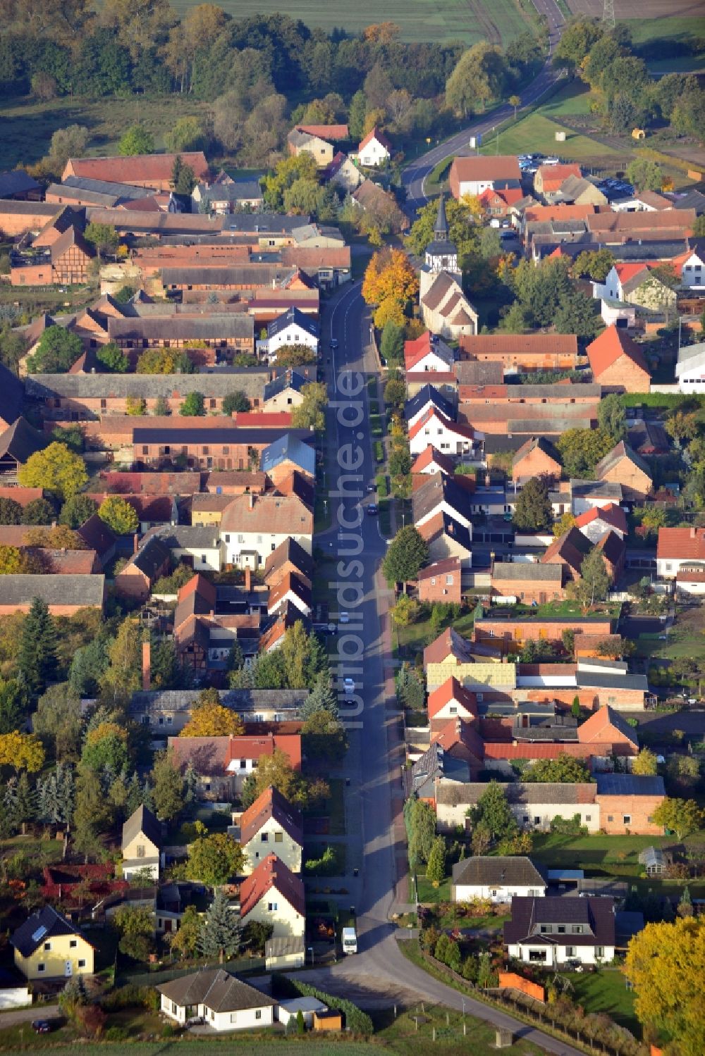 Luftbild Uchtdorf - Dorfansicht von Uchtdorf im Bundesland Sachsen-Anhalt